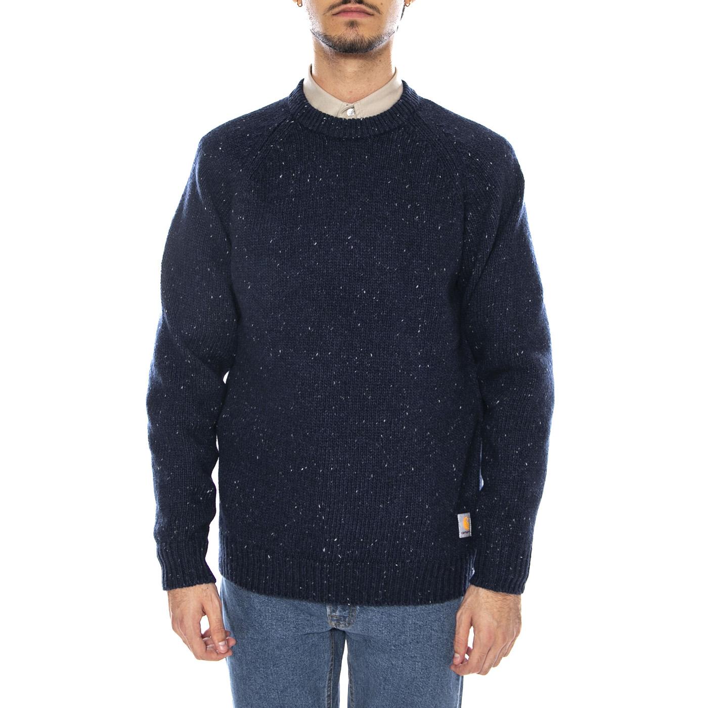 Anglistic Sweater Speckled Jupiter - Maglione Girocollo Uomo Blu I010977.3ATXX . CARHARTT WIP 