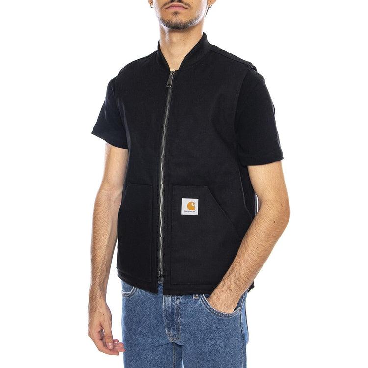 Classic Vest Black - Giacca Smanicata Uomo Nera I035695.8901 . CARHARTT WIP 