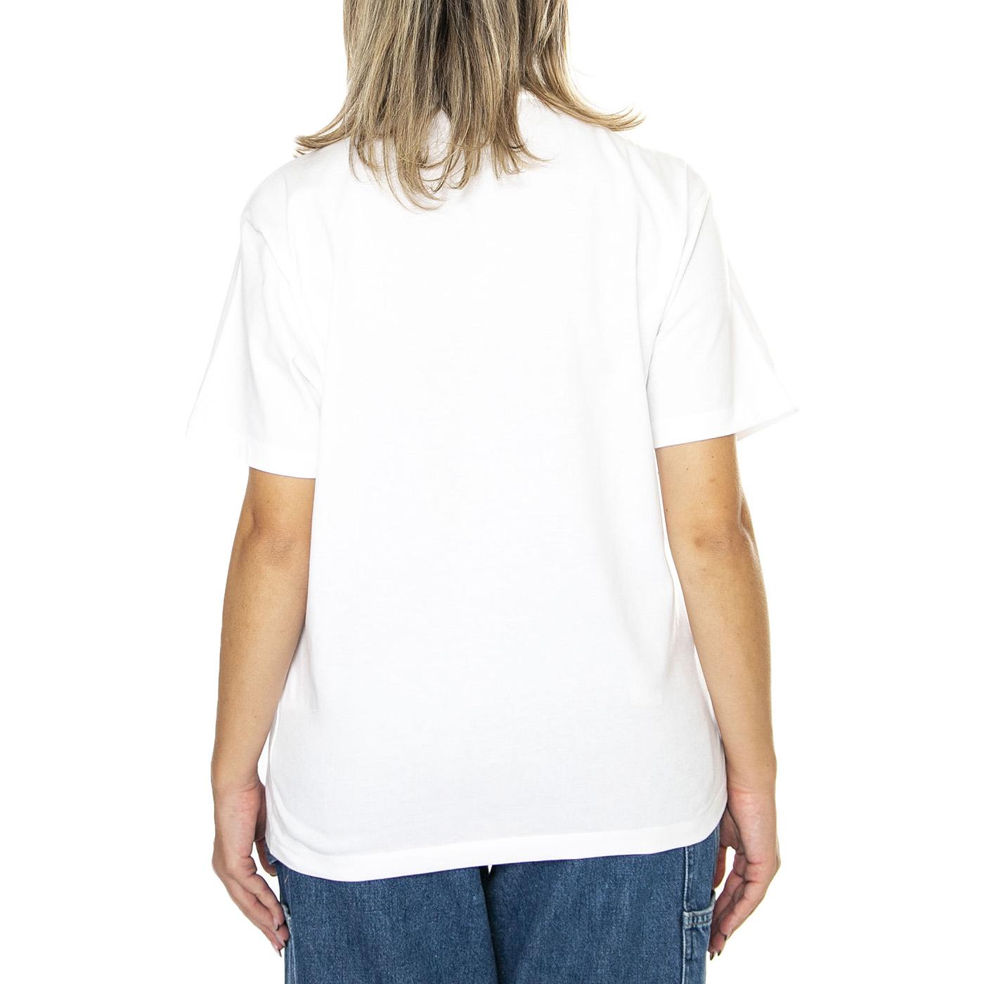 W' S/S Pocket T-Shirt White - Maglietta Girocollo Donna Bianca I032215.02XX  CARHARTT WIP 