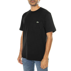 T-Shirt TH2827-031 - Maglietta Girocollo Uomo Nera TH2827-031 . LACOSTE 