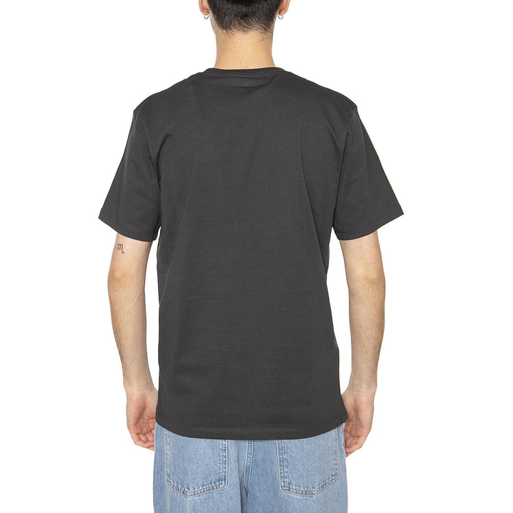 Small Graphic Tee Faded Black - Maglietta Girocollo Uomo Nera 112362810  WRANGLER 