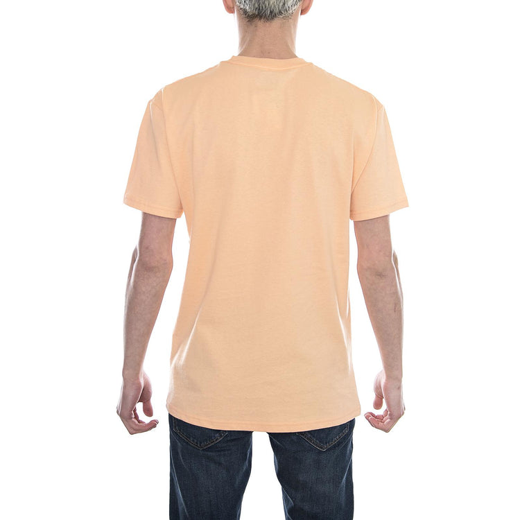 BOX LOGO POCKET TEE PEACH TS00311-PEACH  HUF 
