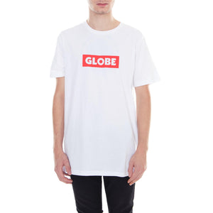 Box Tee - White - Maglietta Girocollo Uomo Bianca GB01730002-WHITE  GLOBE 