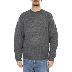 Curtis Sweater Tangled Graphite - Maglone Girocollo Uomo Nero I035394.3AZXX . CARHARTT WIP 