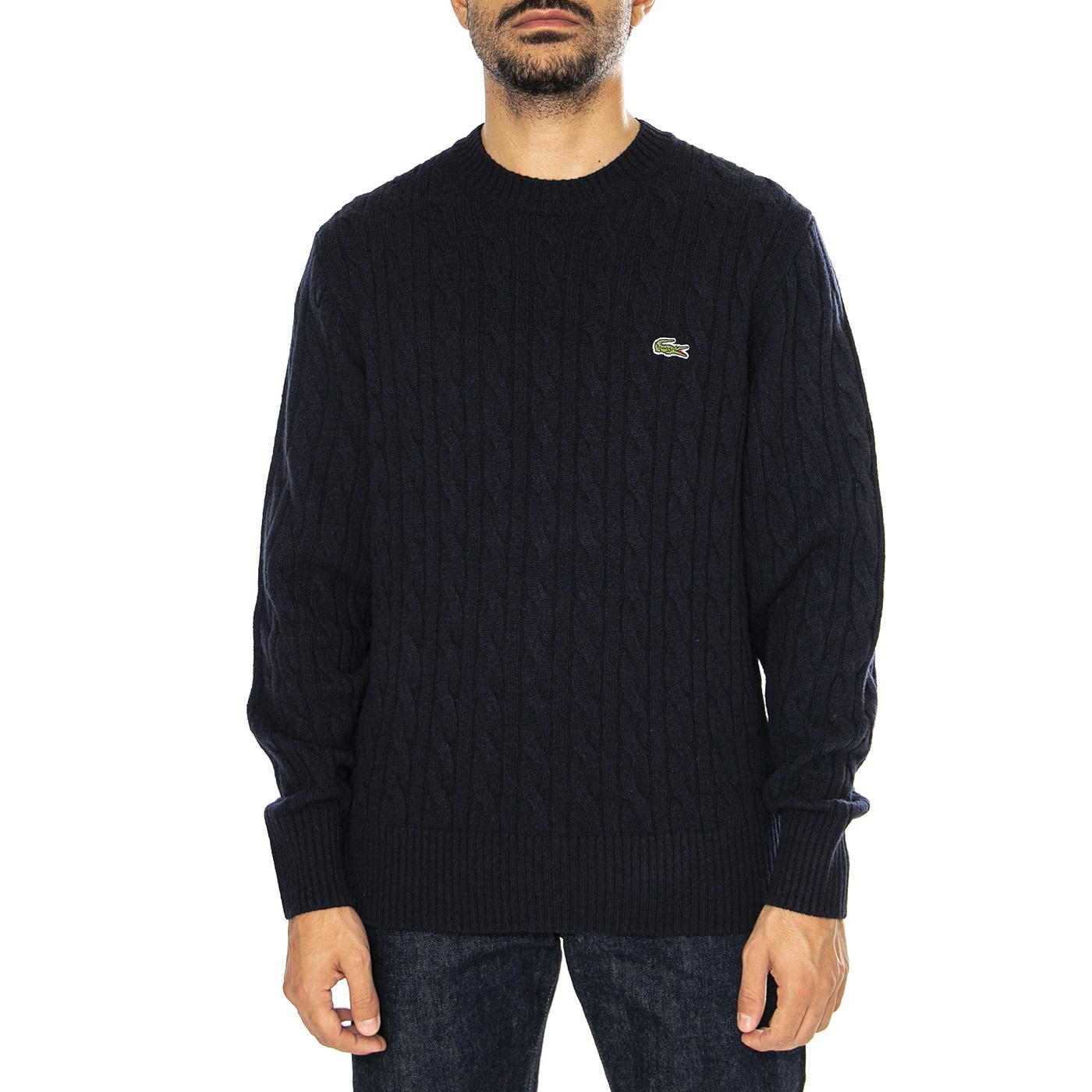 Pullover AH2924-166 - Maglione Girocollo Uomo Blu AH2924-166  LACOSTE 
