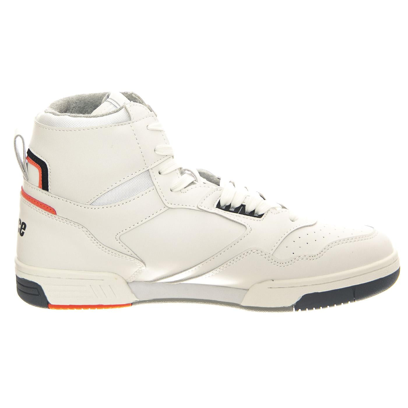 FST847 White / Coral - Scarpe Profilo Alto Uomo Bianche PEMFST847-WHC  PRINCE 