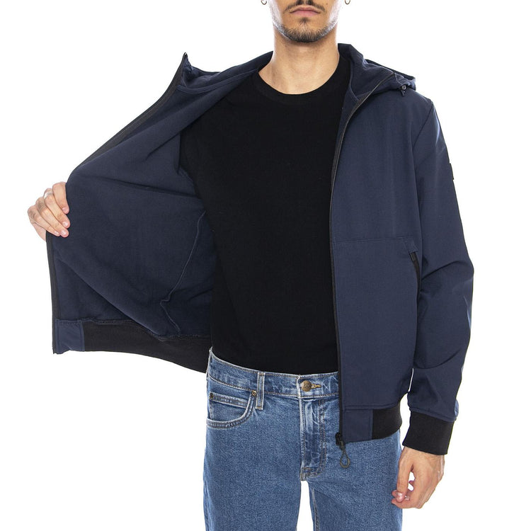 Bowie Sofshell Bomber Noos Jacket Navy Blazer - Giacca con Cappuccio Uomo Blu Scuro 22029276-4863098 . ONLY & SONS 