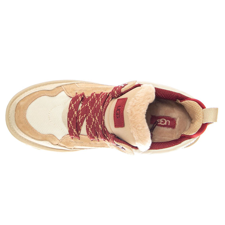 M Lowmel - Driftwood / Biking Red - Scarpe Stringate Profilo alla Caviglia Uomo Multicolore 1170750 DWD UGG 