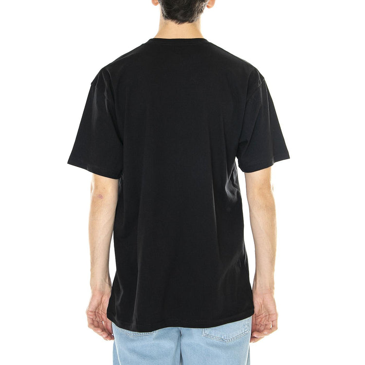 M' Transfixed 3 S/S Tee II Black - Maglietta Girocollo Uomo Nera VN0006CUBLK1  VANS 