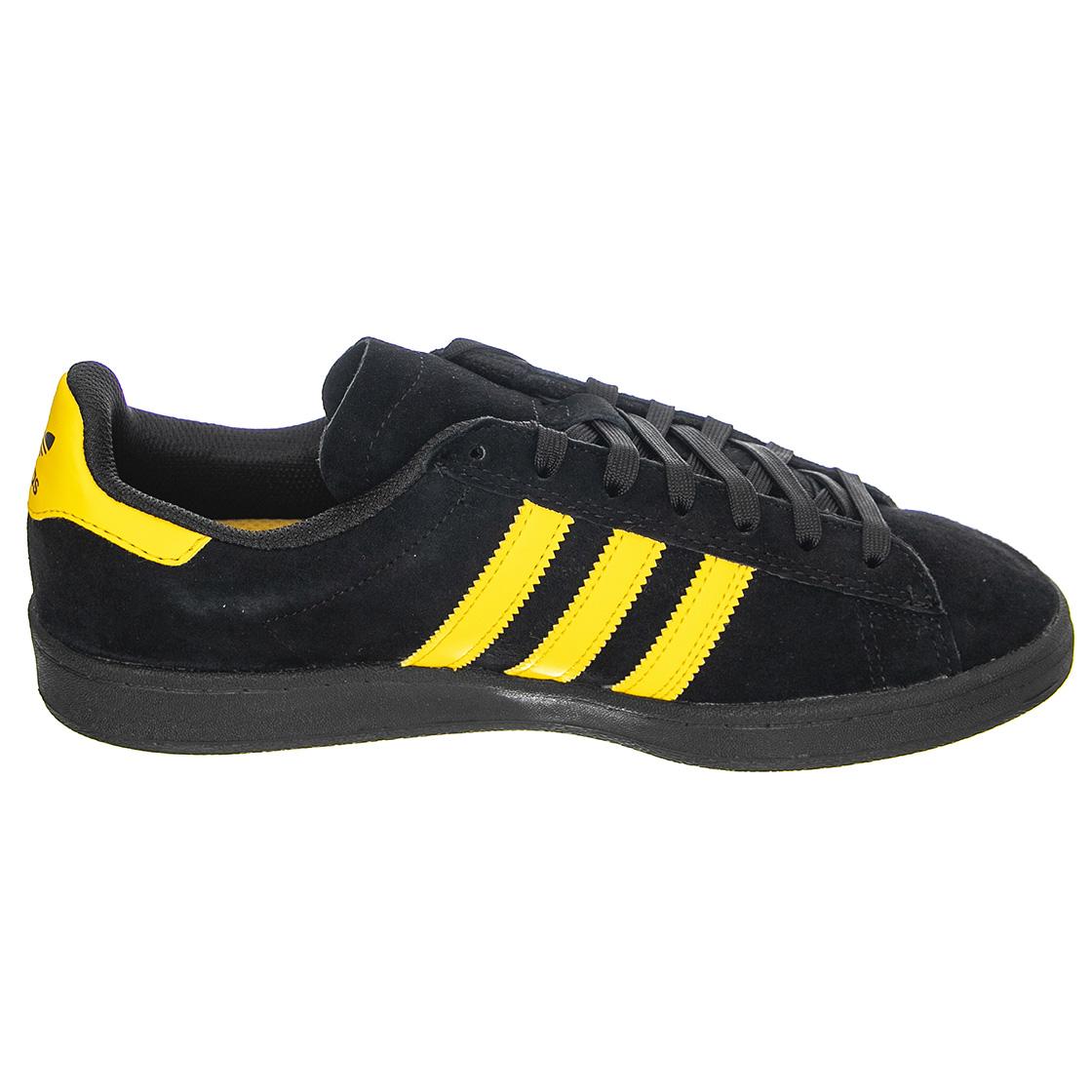 Campus Black / Gold / Black - Scarpe Stringate Profilo Basso Uomo Nere 259656_1  ADIDAS 