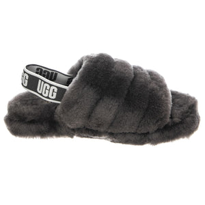 FLUFF YEAH SLIDE CHARCOAL K UGKFLYSLCH1098494K  UGG 