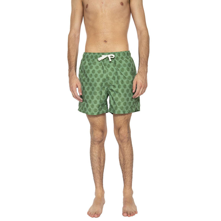 Onsbasile Life Swim Short AOP CS Garden Green - Costume da Bagno Uomo Verde 22035603-VR  ONLY & SONS 