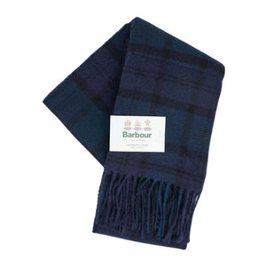 Tartan Lambswool Scarf Black Watch - Sciarpa Tartan Nera / Blu / Multicolore 222MUSC0001-NY91  BARBOUR 