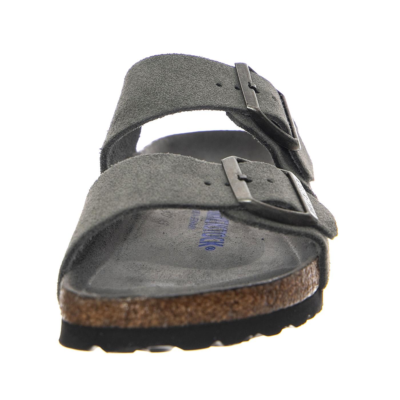 Autunno / Inverno - Arizona BS Basalt Gray Tonal FB Narrow Fit - Sandali Uomo Grigi - Calzata Stretta 1030912 . BIRKENSTOCK 