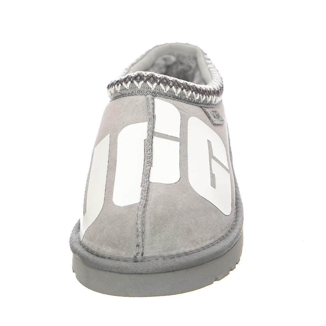 Mens Tasman Broken Logo Cobble Grey Sandals UGMTASBLCB1128195M  UGG 