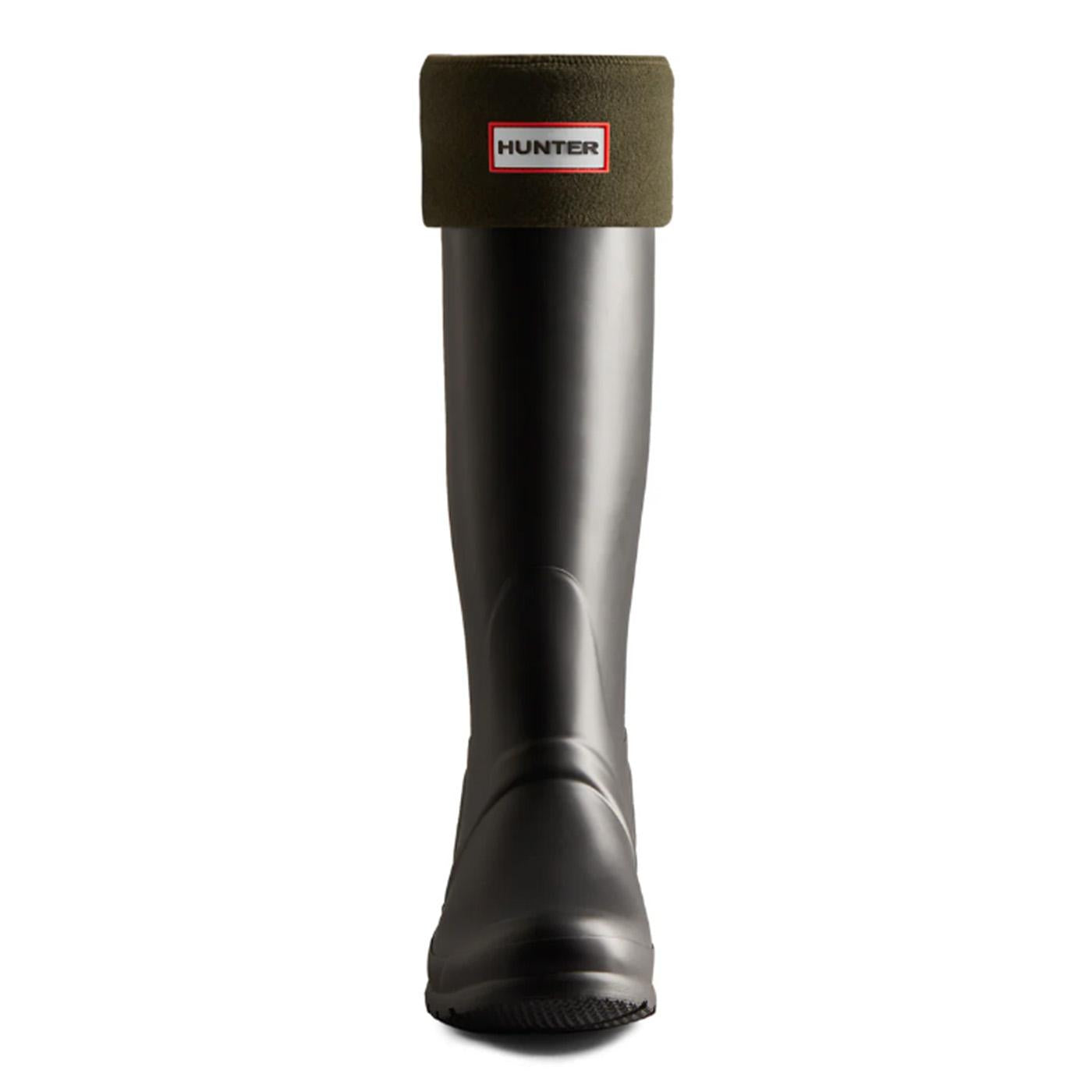 Recycled Fleece Tall Boot Sock Dark Olive - Stivali Felpa di Pile Verdi HUAUAS3400RCF-DOV  HUNTER 