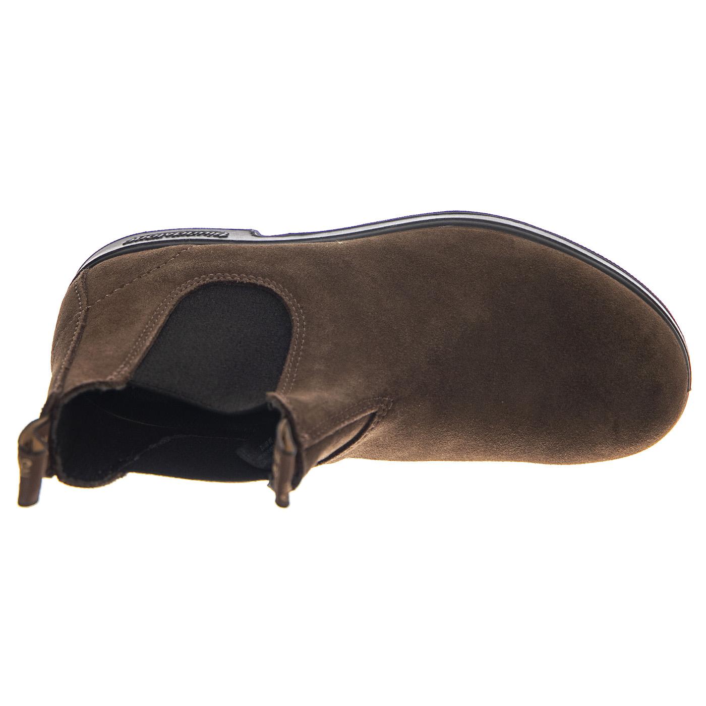 2410 Brown Suede Brown & Brown Boots - Stivaletti Profilo alla Caviglia Uomo Marrone 2410-BROWN & BROWN . BLUNDSTONE 