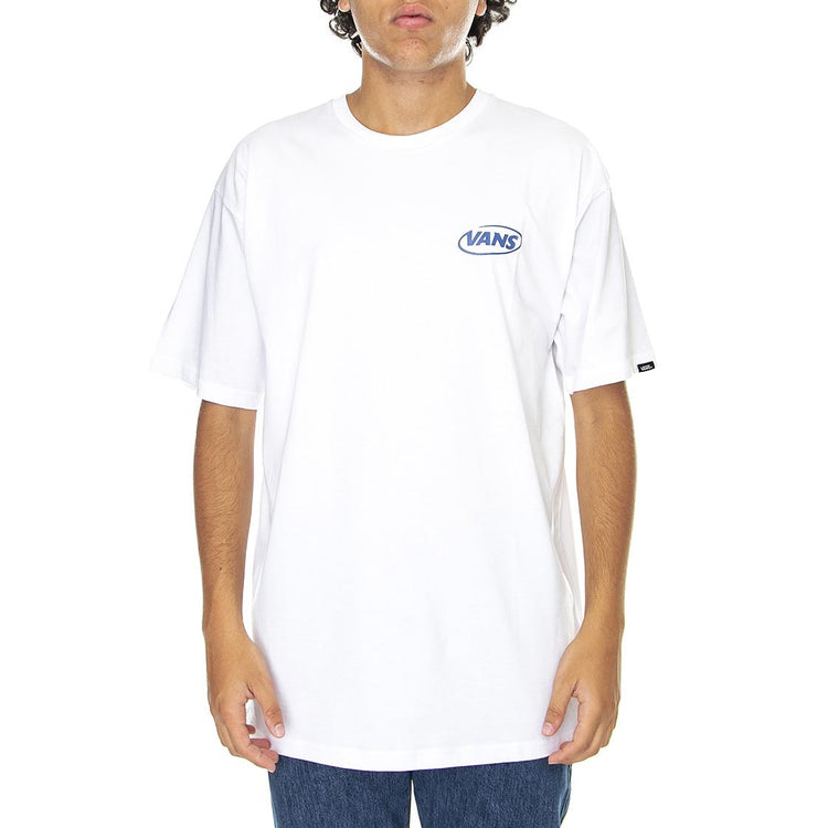 Hi Def Commerica - Maglietta Girocollo Uomo Bianca VN0A7S6UWHT1  VANS 