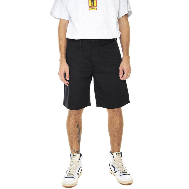 Authentic Chino Black - Bermuda Uomo Neri VN0A5FJXBLK1  VANS 