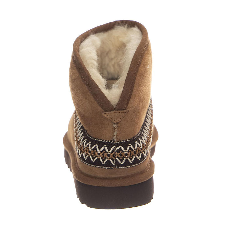 W Classic Mini Crescent Chestnut - Stivali Donna Marroni UGSCLMCRCHE1158262W  UGG 