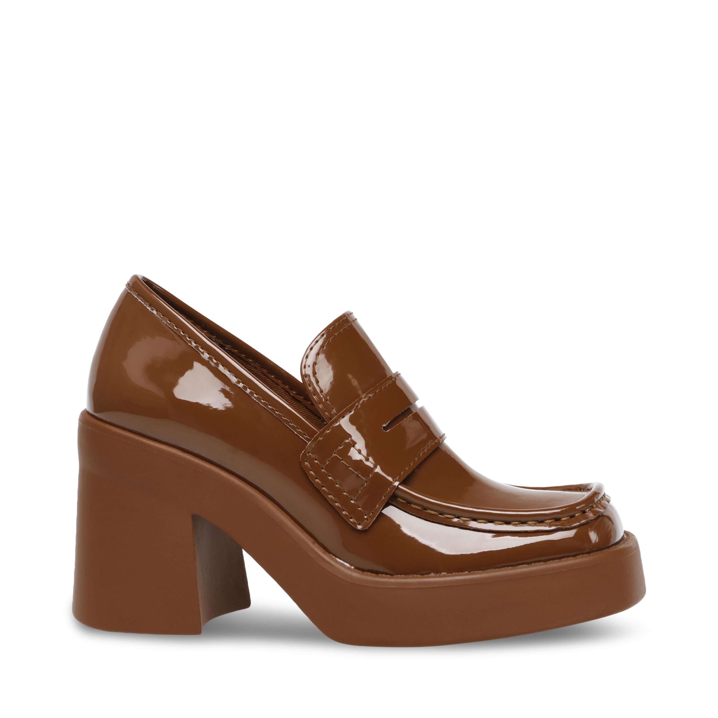 Utmost Cognac Pat - Mocassini Donna Marroni SMSUTMOST-COG  STEVE MADDEN 