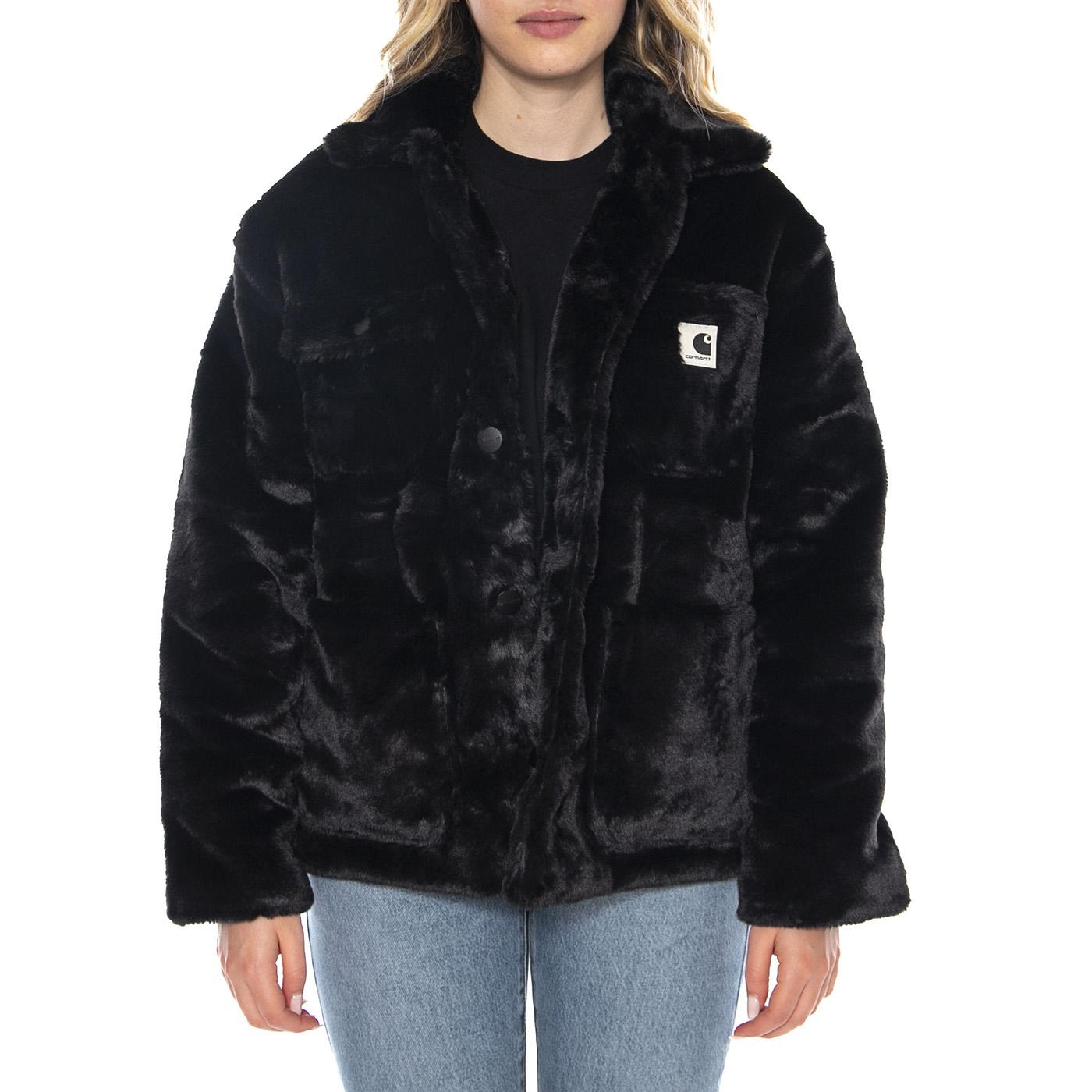 W Olney Michigan Coat - Nero - Cappotto Donna I035320_89_XX . CARHARTT WIP 