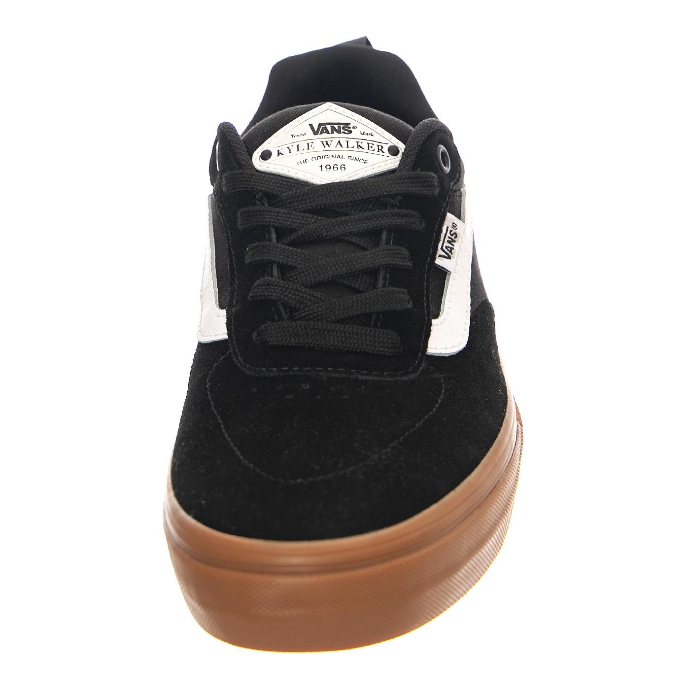 MN Kyle Walker Black / Gum - Scarpe Stringate Profilo Basso Uomo Nere VN0A5JIEB9M1  VANS 