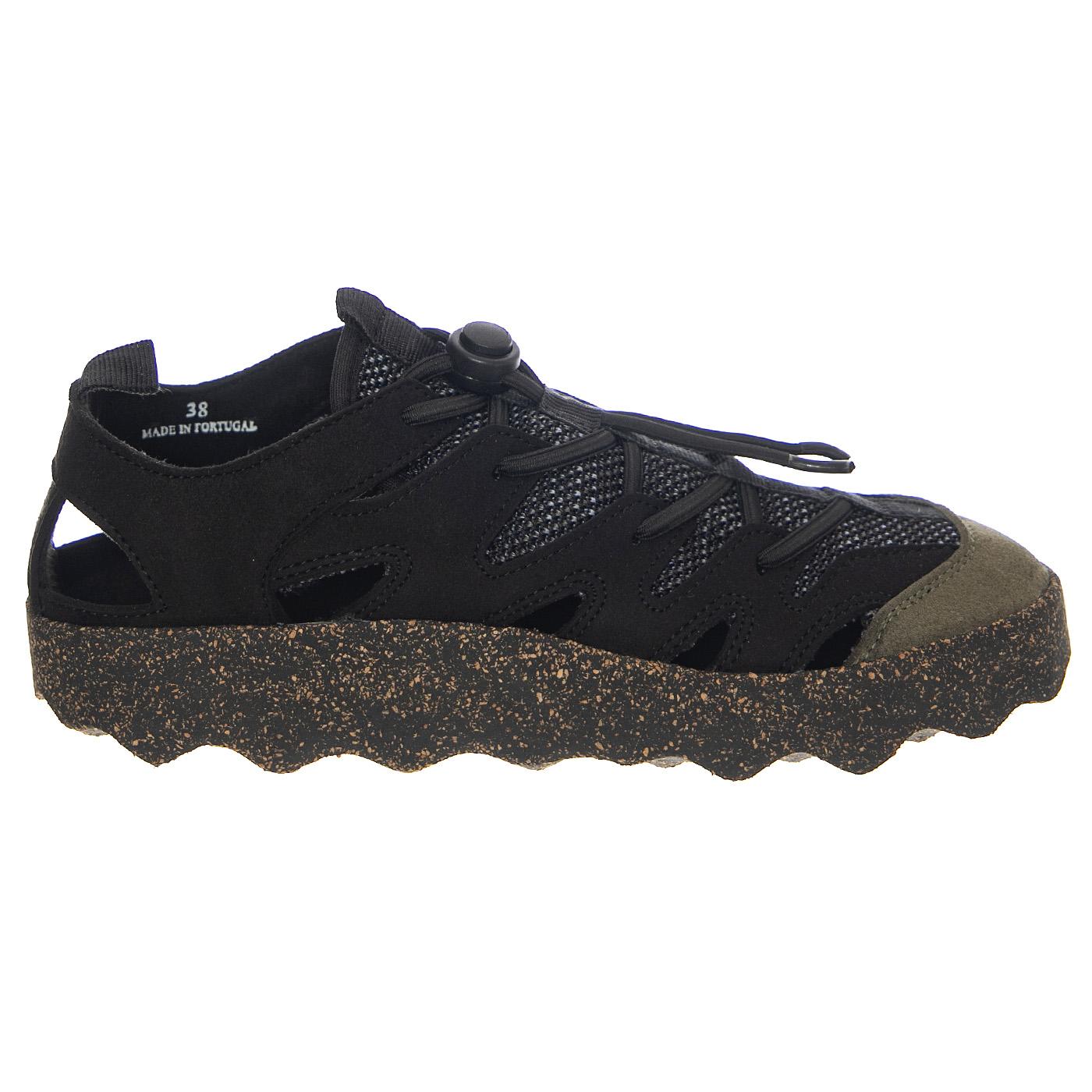 M' Cure Suede 1.8 Black - Scarpe Stringate Profilo Basso Donna Nere P018168000-BLACK  ASPORTUGUESAS 