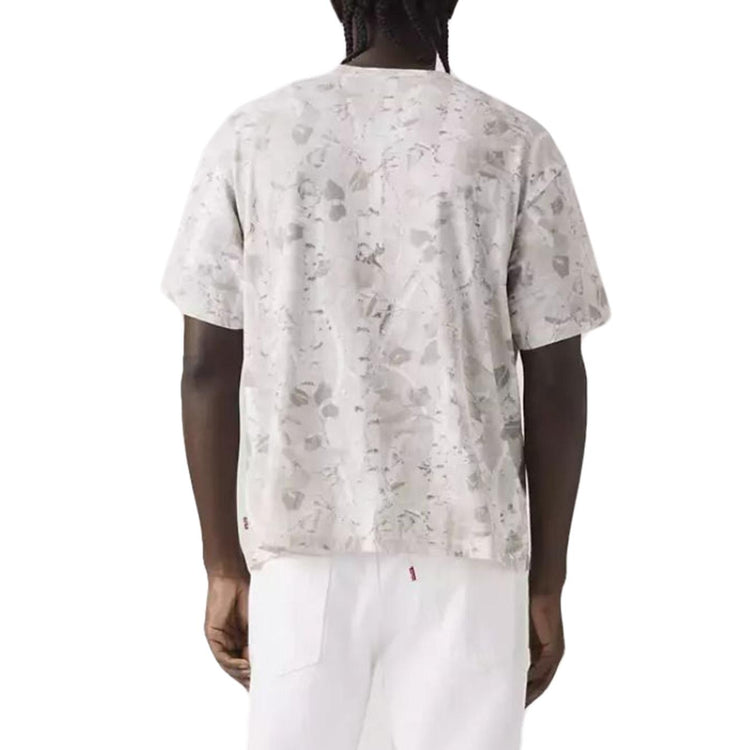 BOXY SS TEE FALKE BIRCH CAMO SILVERY TON NEUTRAL - Maglietta Girocollo Uomo Multicolore 0049F 0015 LEVIS 