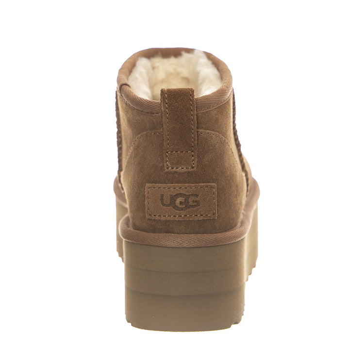 W Classic Ultra Mini Platform Chestnut - Stivaletti Donna Marroni 1135092-CHE . UGG 