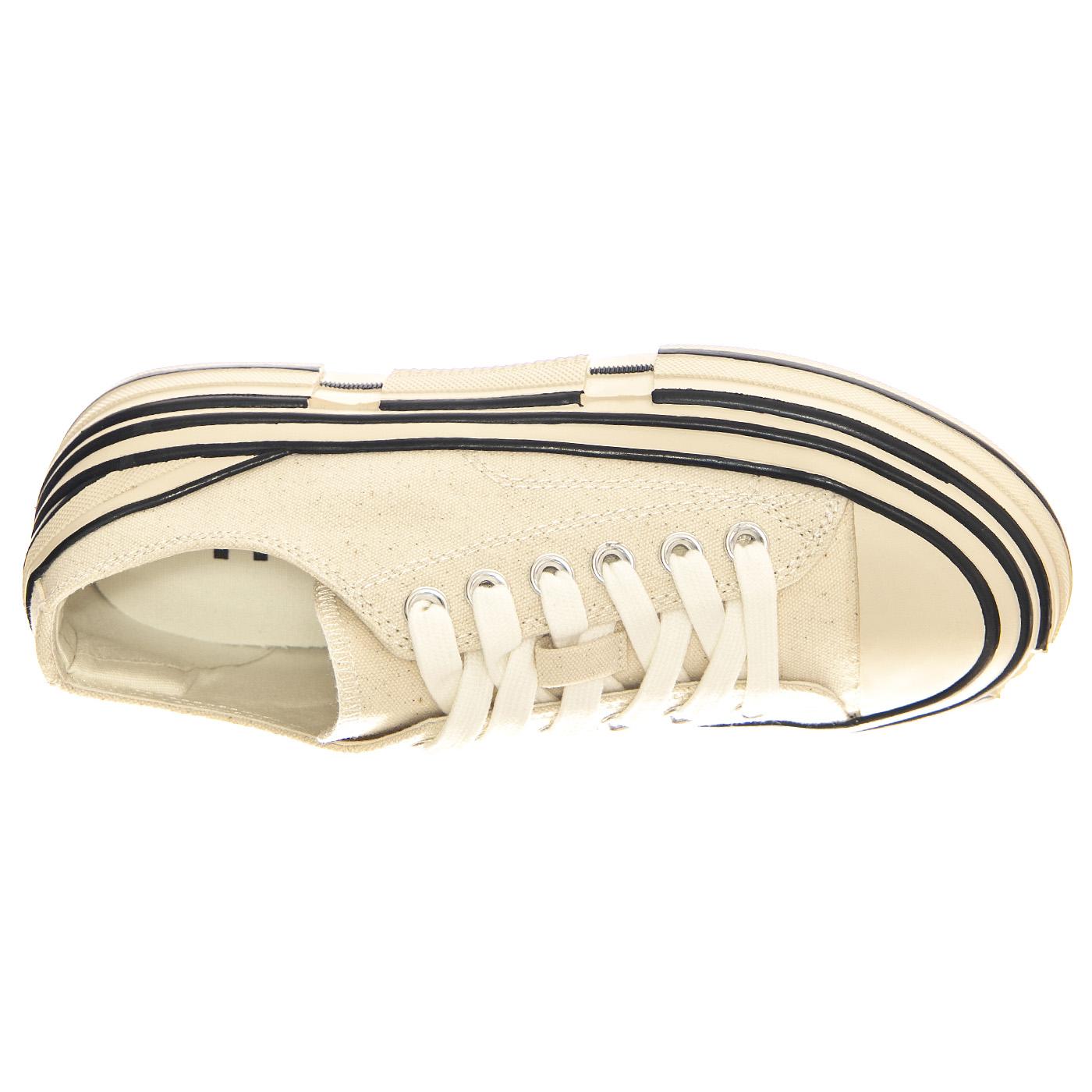 Endorphin Dark Cream Canvas - Scarpe Donna Beige PLSJCD-037-1-14-DCRM  JEFFREY CAMPBELL 