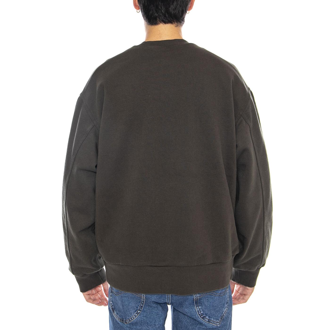 Detroit Sweat Olive - Felpa Girocollo Uomo Verde I035547.4906 . CARHARTT WIP 