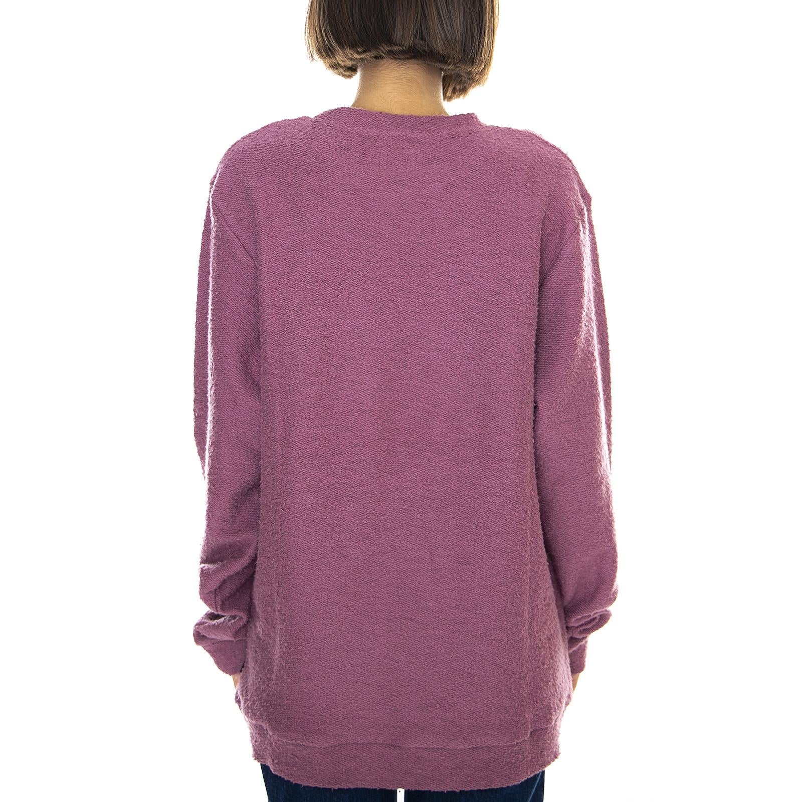 Chunky Slub Crew - Mauve - Felpa Girocollo Donna Viola 118240-MAUVE  STUSSY 