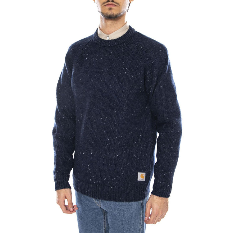 Anglistic Sweater Speckled Jupiter - Maglione Girocollo Uomo Blu I010977.3ATXX . CARHARTT WIP 