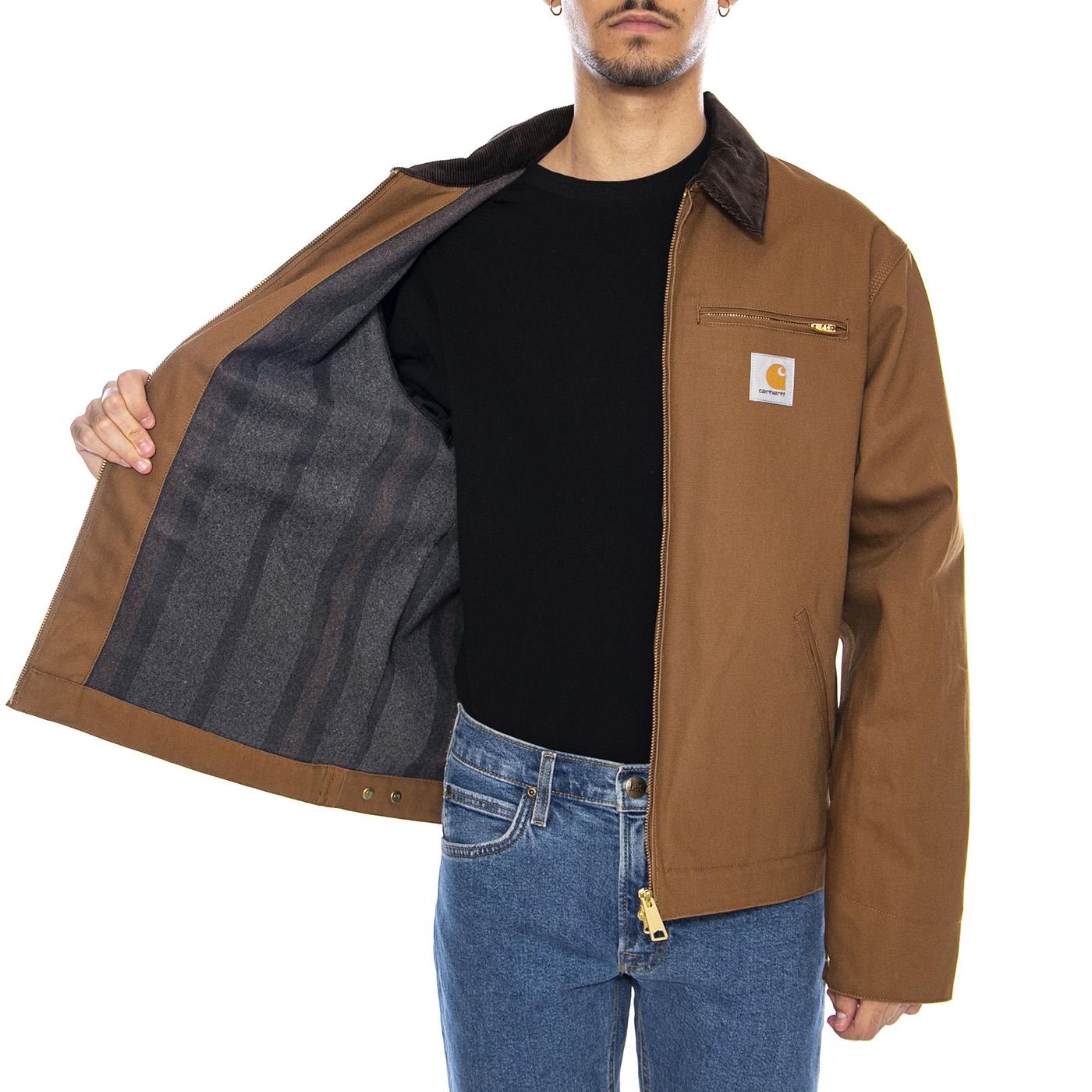 OG Detroit Jacket Hamilton Broen / Tobacco / Rigid - Giacca Marrone I015264.00S01 . CARHARTT WIP 