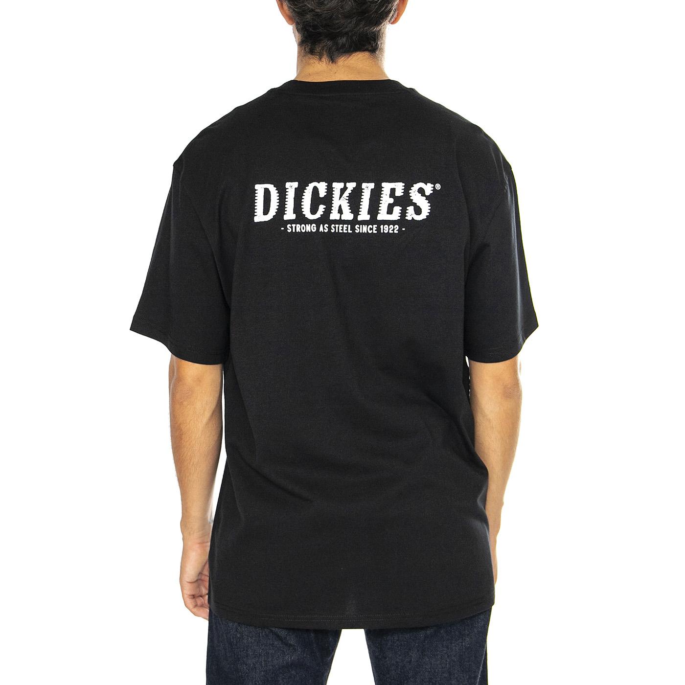 Dickies Script Tee SS Black - Maglietta Girocollo Uomo Nera DK0A863DBLK1  DICKIES 