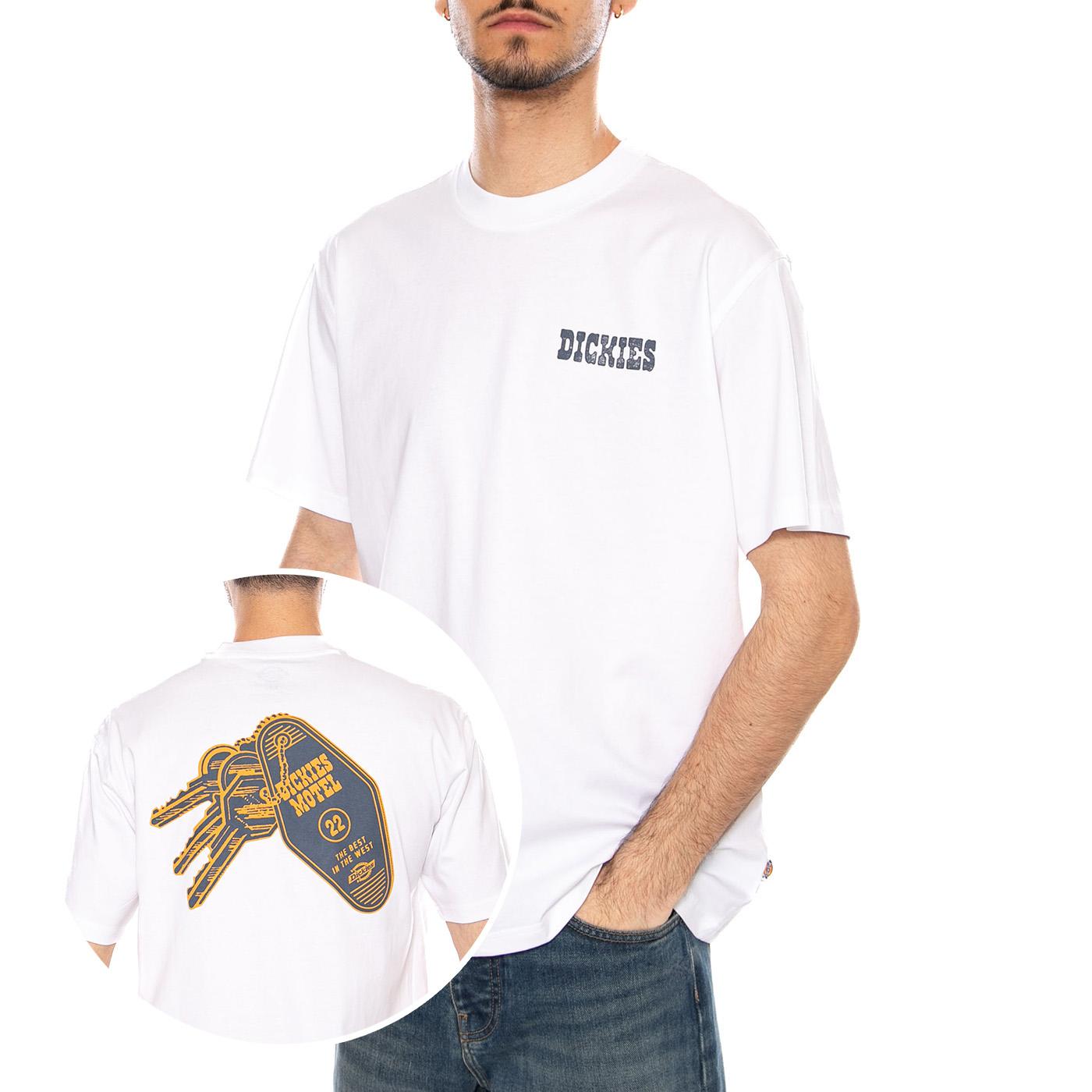 PLAIN CITY SS TEE WHITE - Maglietta Girocollo Uomo Bianca DK0A88JI0 WH1 DICKIES 