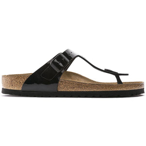 Gizeh Birko Flor Patent - Sandali Donna Neri - Calzata Stretta 043661 . BIRKENSTOCK 