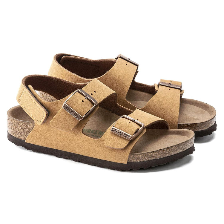 Milano Hl Kids Caramel Vegan - Sandali Vegani Bambino Marroni - Calzata Regolare 1021715  BIRKENSTOCK 