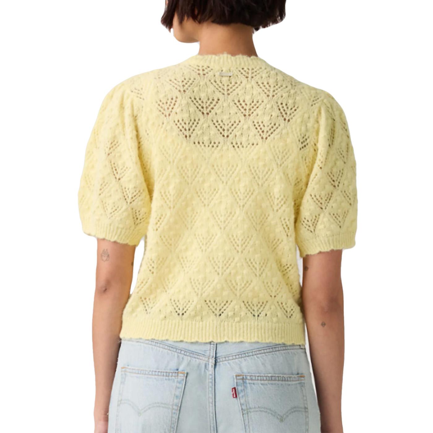 PAULINE CARDIGAN FRENCH VANILLA - Cardigan Donna Giallo 005A8 0002 LEVIS 