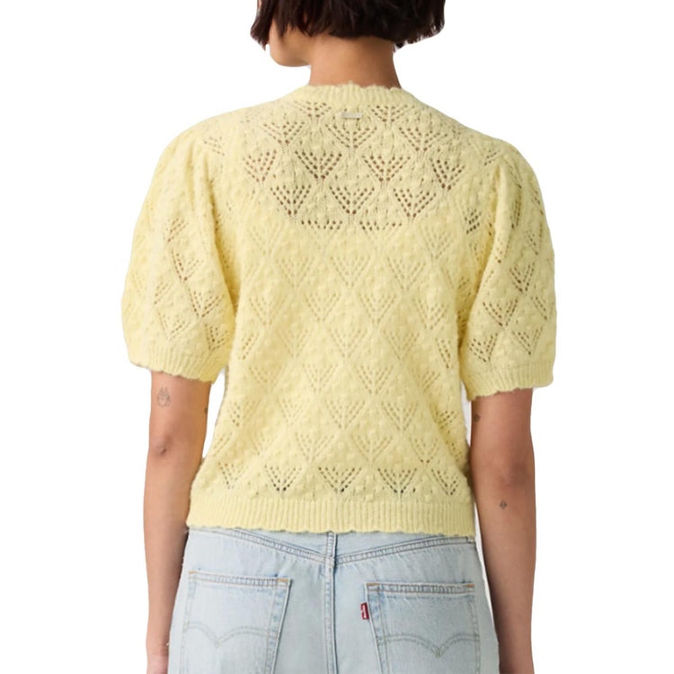 PAULINE CARDIGAN FRENCH VANILLA - Cardigan Donna Giallo 005A8 0002 LEVIS 
