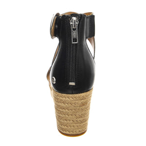 Hylda Black Leather - Sandali Donna Neri UGSHYLDBLLE1120015W  UGG 