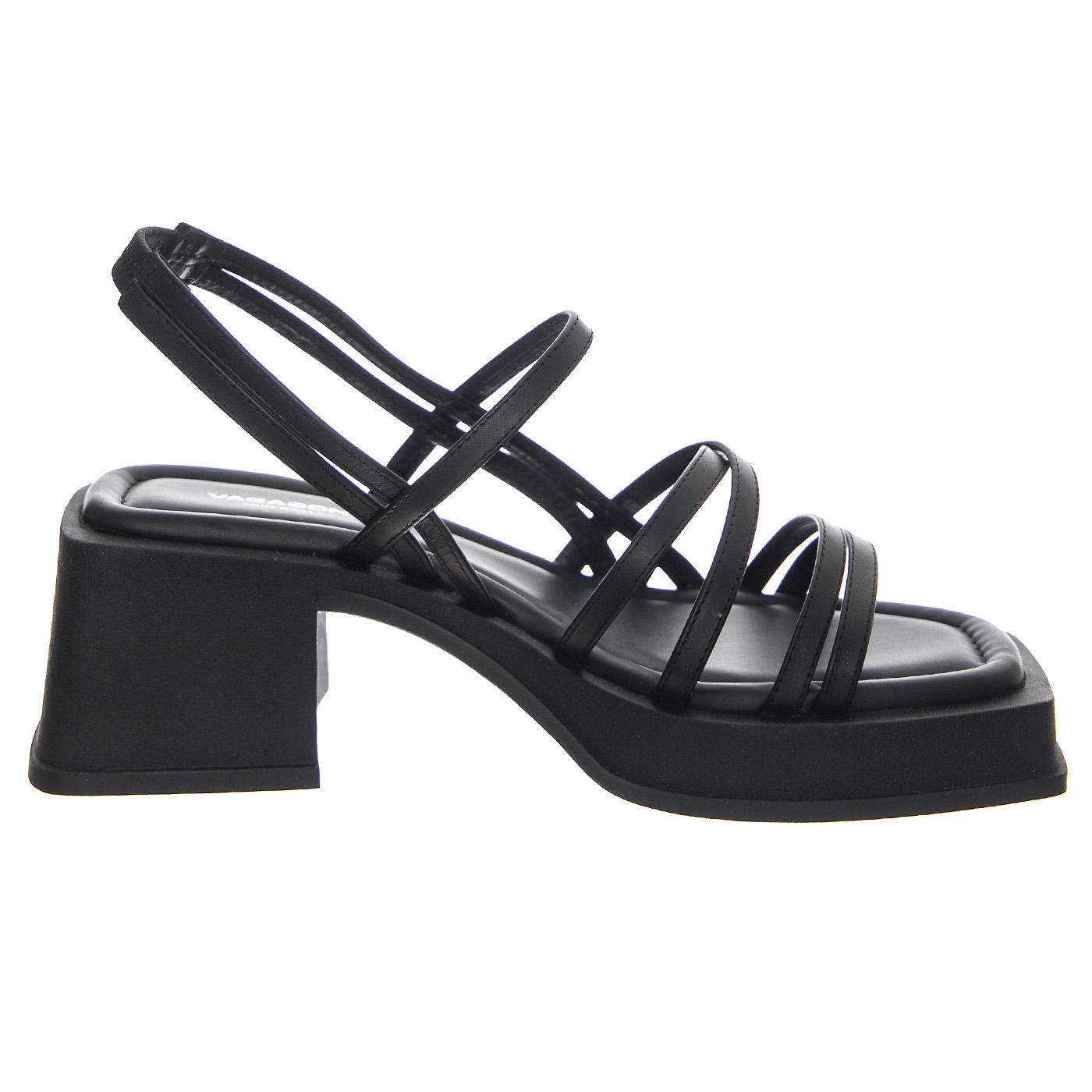 Hennie Black Cow Leather - Sandali Donna Neri VBS5337-101-20  VAGABOND 