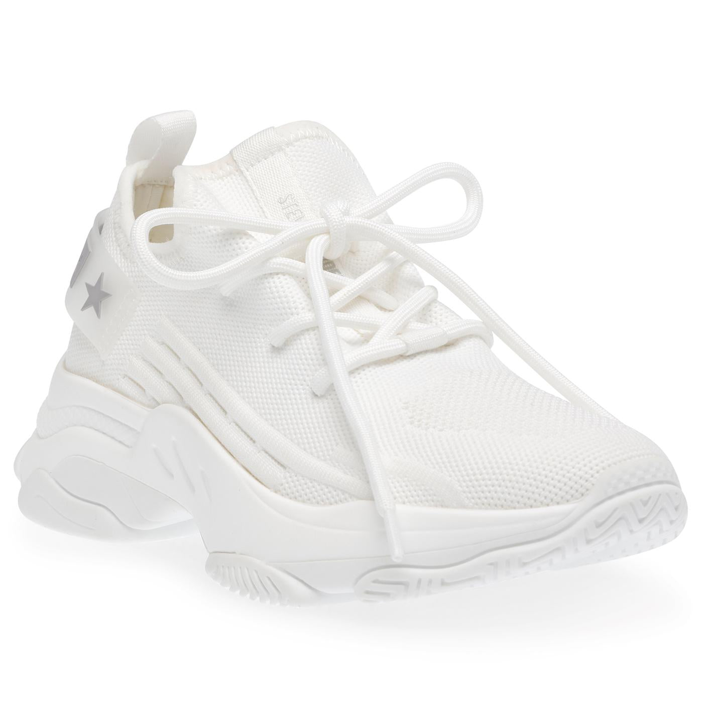 Mezure White - Scarpe Stringate Profilo Basso Donna Bianche SMPMEZURE-WHI  STEVE MADDEN 