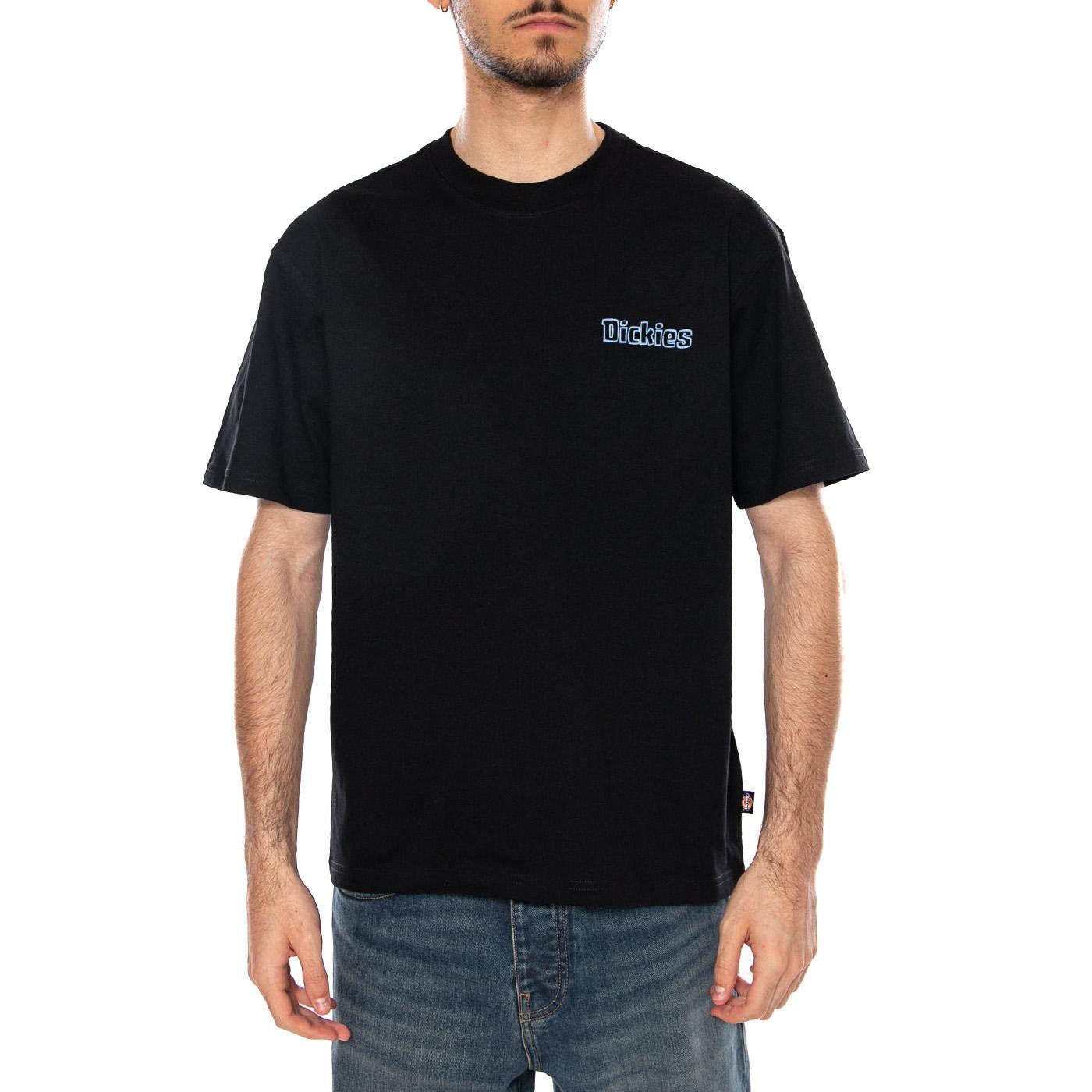 FAIRLAWN SS TEE BLACK - Maglietta Girocollo Uomo Nera DK0A88GE BLK1 DICKIES 