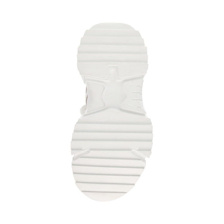 Kingdom White / White - Scarpe Straingate Profilo Basso Donna Bianche SMPKINGDOM-11E  STEVE MADDEN 