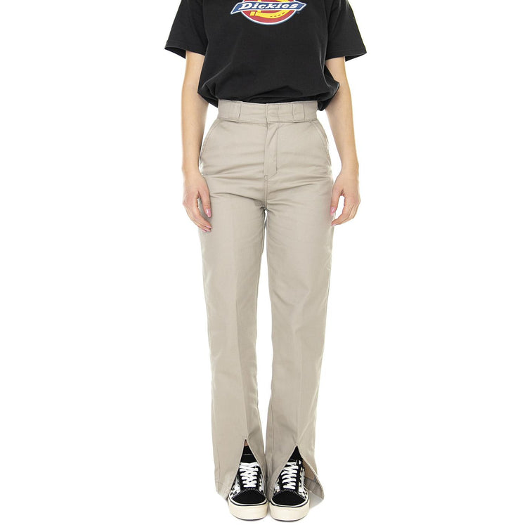 W' Phoenix Split Hem Sandstone - Pantaloni Donna Beige DK0A4YGCSS01  DICKIES 