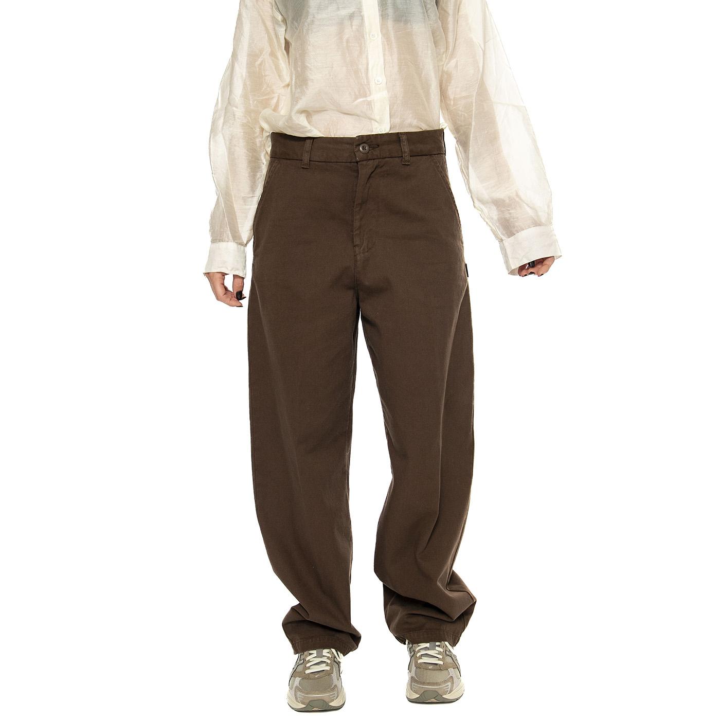 W' Brady Pant Liberica - Pantalone Donna Marrone I033770.2LSGT . CARHARTT WIP 