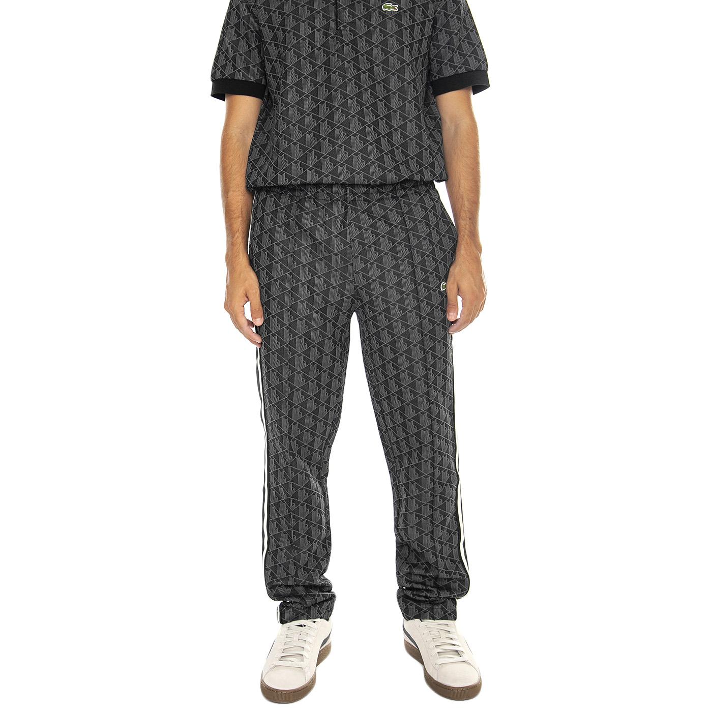 Pant Tuta XH1440-PC - Pantaloni Uomo Neri XH1440-4PC  LACOSTE 