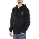 HUF Set TT F/Z Hoodie -- Felpa con Cappuccio Uomo Nera  Uomo HUF